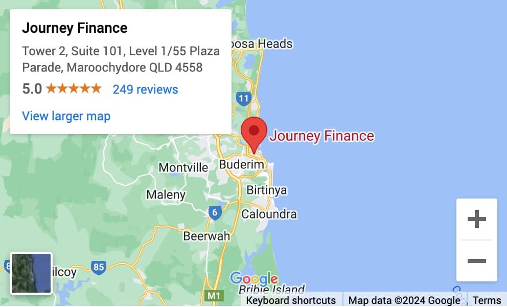 Journey Finance location map